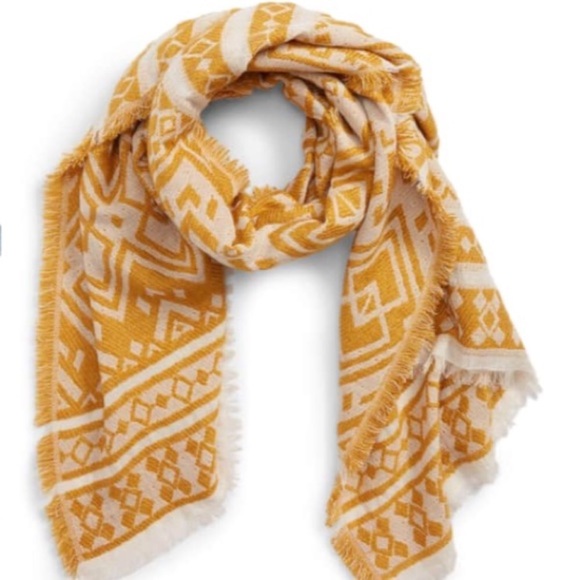 sale | madewell | georgia jacquard scarf - Picture 6 of 7